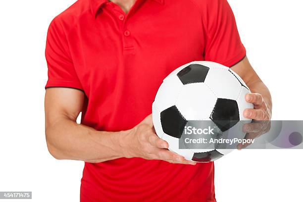 Portret Soccer Player - zdjęcia stockowe i więcej obrazów Horyzontalny - Horyzontalny, Piłka, Ręka człowieka