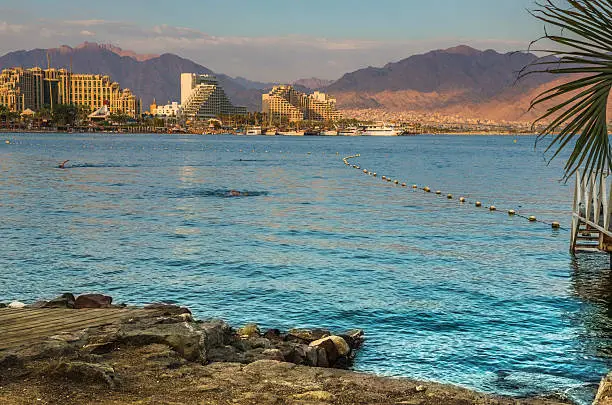 Photo of View on the Red sea and resorts hotels, Eilat