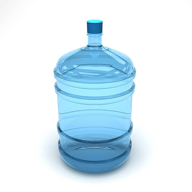 Bottled mineral water stock photo