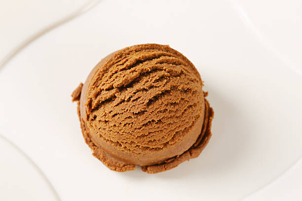 istock Scoop of chocolate ice cream 454177129