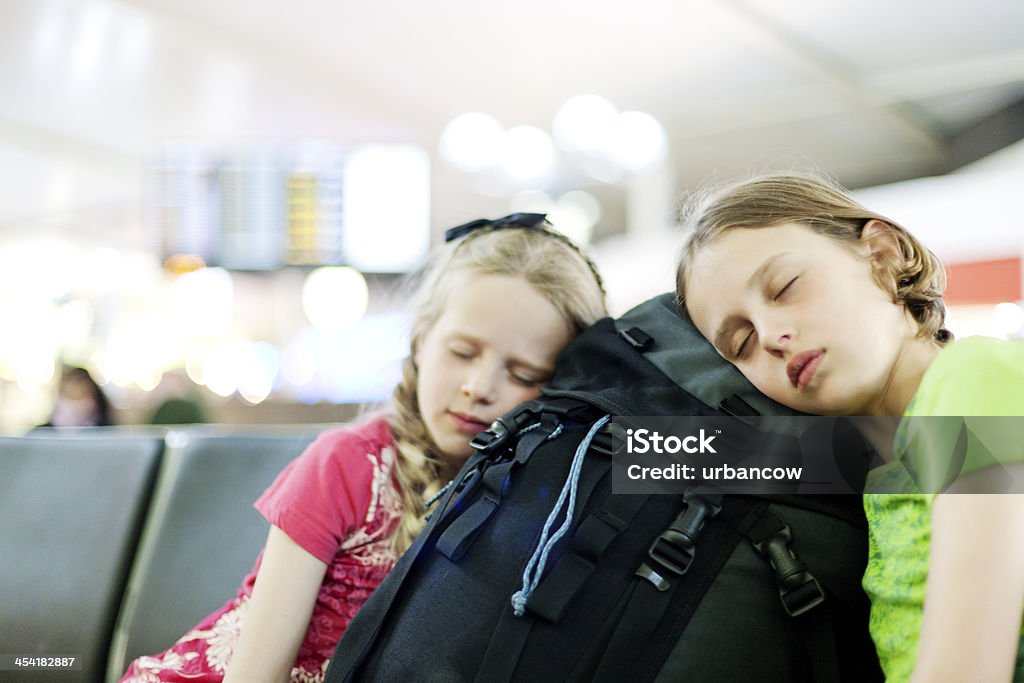 Verspätungen beim Flughafen - Lizenzfrei 6-7 Jahre Stock-Foto