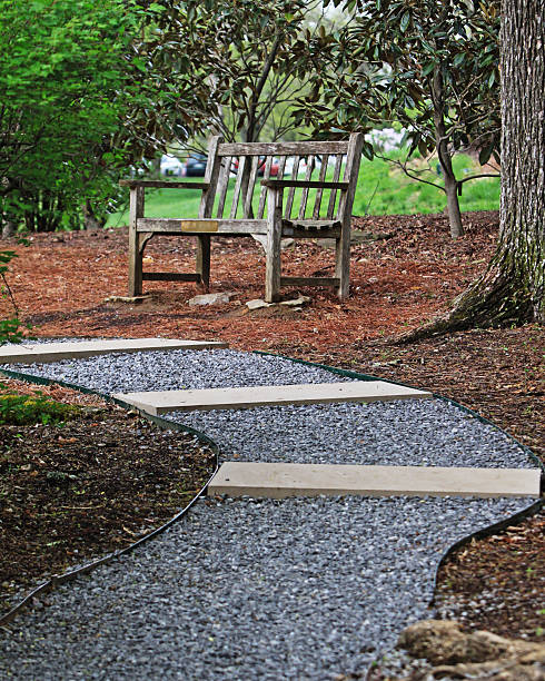 Park bench in the Gardens