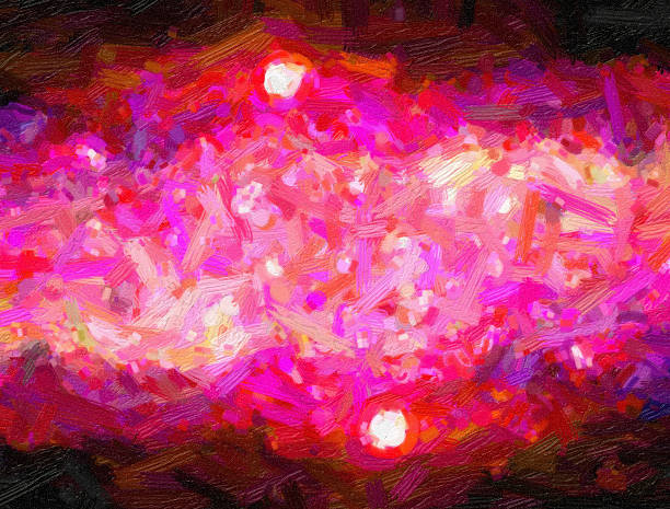 istock Abstract oil nature painting 454200995