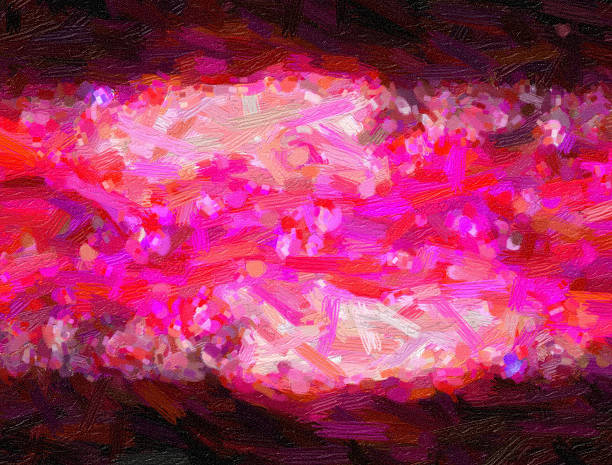 istock Abstract oil nature painting 454201045