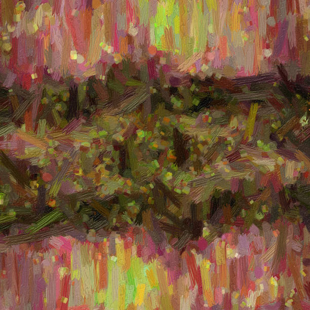 istock Abstract oil nature painting 454201117