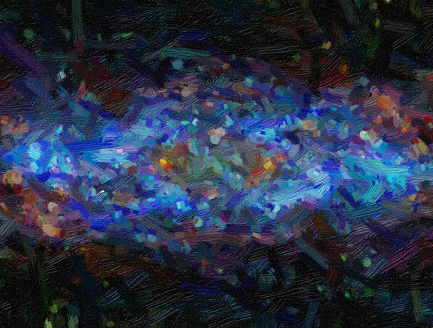 istock Abstract oil nature painting 454201595