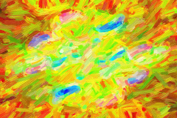 istock Abstract oil nature painting 454201729