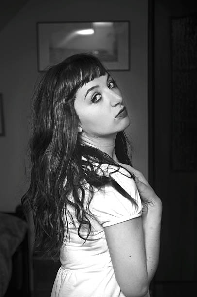Young beautiful brunette girl