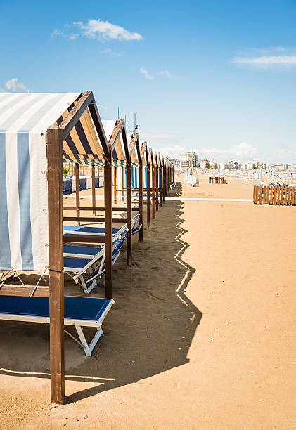 istock Summer gazebo on beach resort 454227843