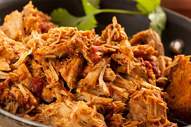 istock Organic Mexican Shredded Beef for tacos 454227865