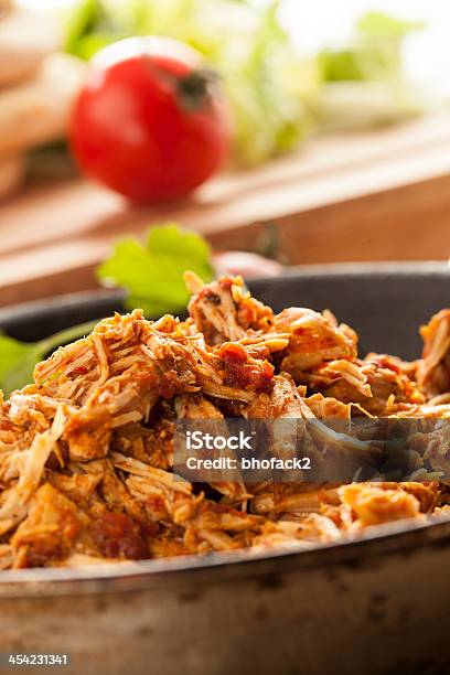Organic Mexican Shredded Beef For Tacos Stock Photo - Download Image Now - Pork, Shredded, Baked