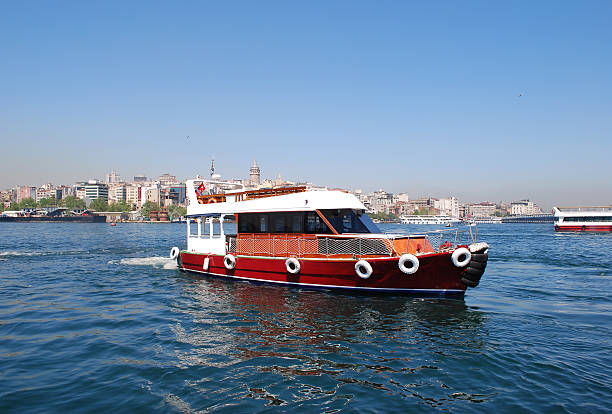 istock Boat on Bosporus Sea 454231585