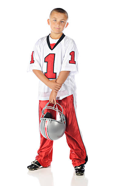 istock Elementary Football Player Number One 454231609