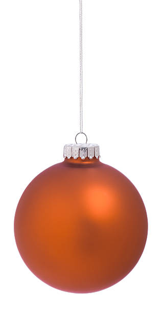 istock Orange Gold Christmas Ball 454232969