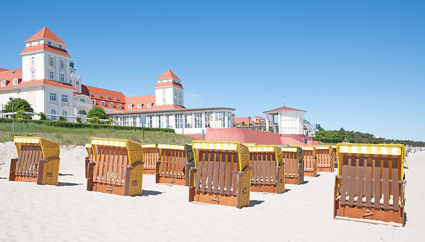 at the Beach of Binz on Ruegen Island,baltic Sea,Mecklenburg-Vorpommern,Germany