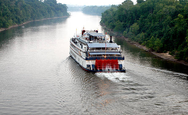 dampfschiff auf dem cumberland - dampfschiff stock-fotos und bilder