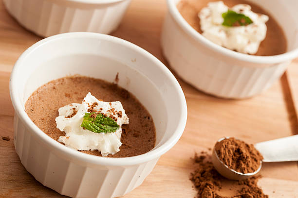istock Rich Gourmet Homemade Chocolate Mousse Dessert 454240979