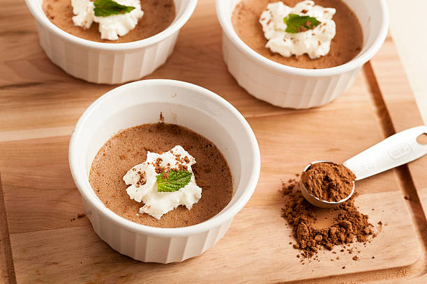 istock Rich Gourmet Homemade Chocolate Mousse Dessert 454240989
