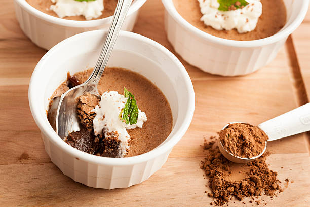 istock Rich Gourmet Homemade Chocolate Mousse Dessert 454241005