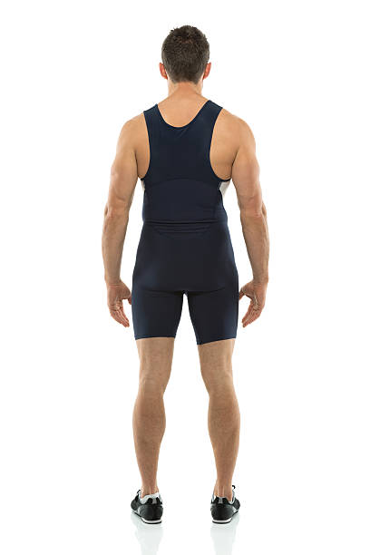 istock Rear view of track and field runner 454254989