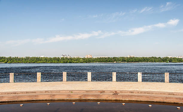 istock Kiev cityscape and Dnieper river, Ukraine 454255847