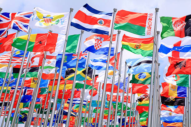 istock Belgium and Brazil national flags 454259387