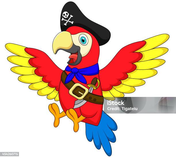 Ilustración de Osito De Peluche De Historieta Loro Pirata y Libres de Derechos de Pirata - Pirata, Ala de animal, Alegre - iStock