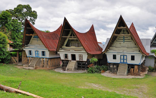 Traditional Toba Batak houses