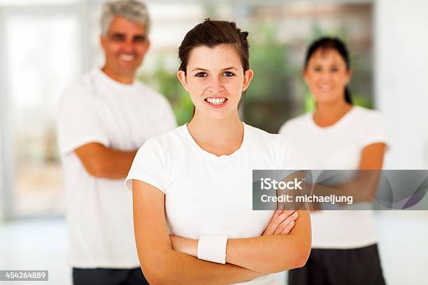 Active Teenage Girl And Parents Stock Photo - Download Image Now - Active Lifestyle, Activity, Adolescence