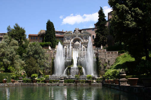 Villa d'Este in Tivoli, Italy