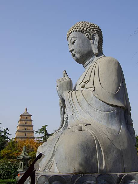 istock Big Wild Goose Pagoda 454272469