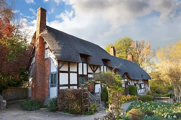 The home of Anne Hathaway, William Shakespeares wife, Warwickshire, England.