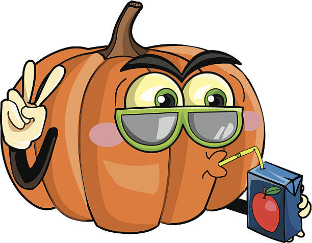 Pumpkin vector art illustration