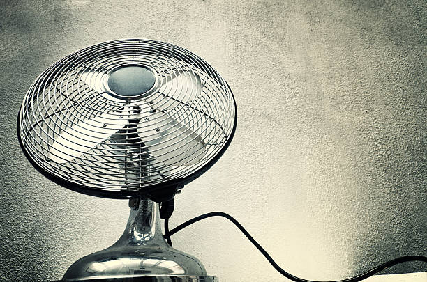 istock Vintage steel fan 454279971