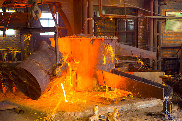 istock Splashing of iron water 454282399