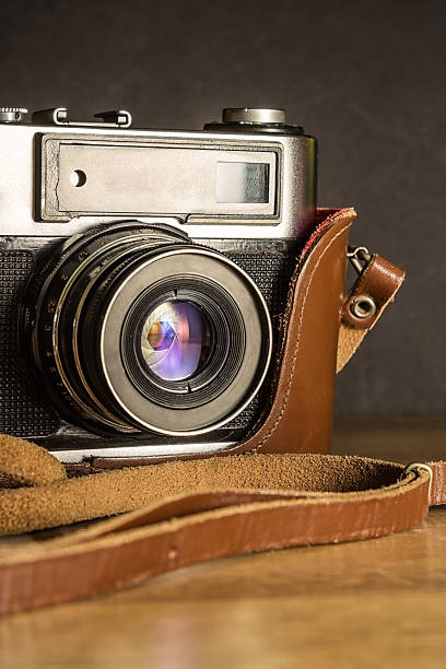 istock Vintage film camera 454283179