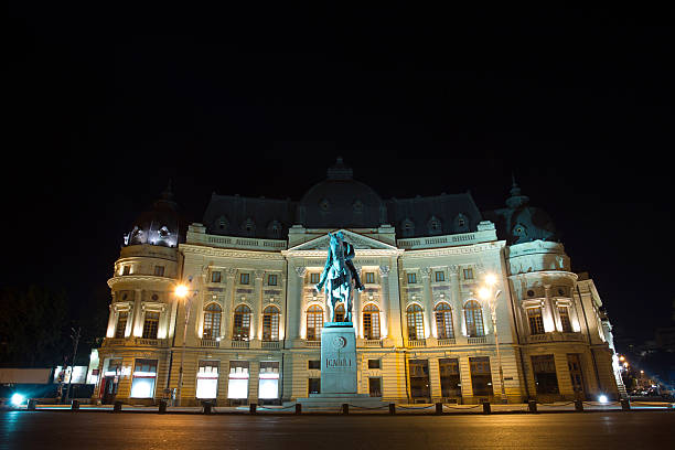 istock The Central University Library and Carol I statue 454287557