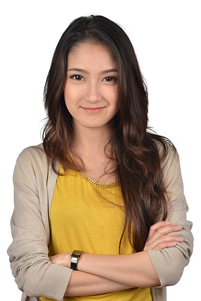 istock Young Beautiful Asian Woman Smiling 454287631