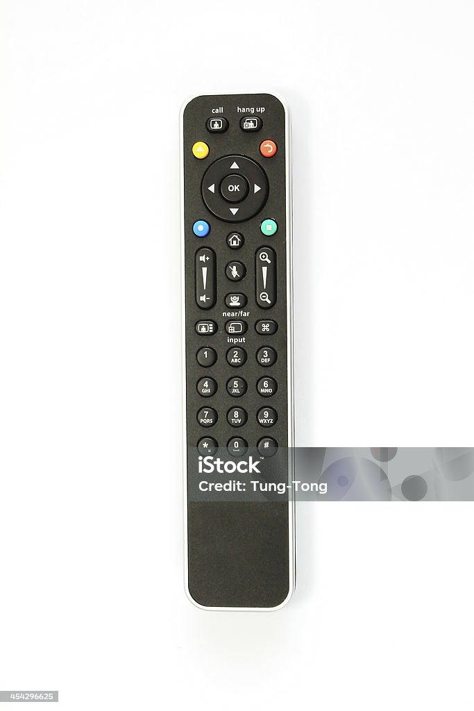 Remote. Remote isolated white background. Arts Culture and Entertainment Stock Photo