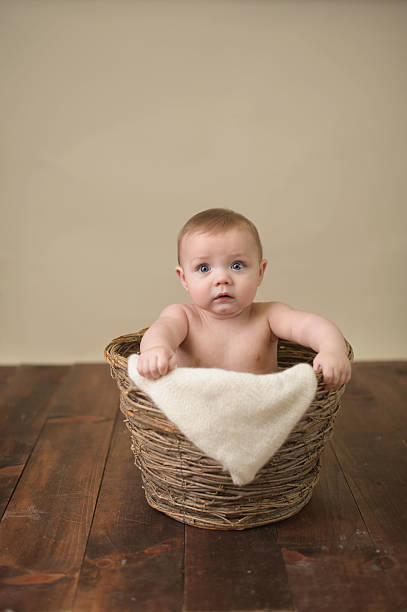istock Baby Posing In bucket 454299215