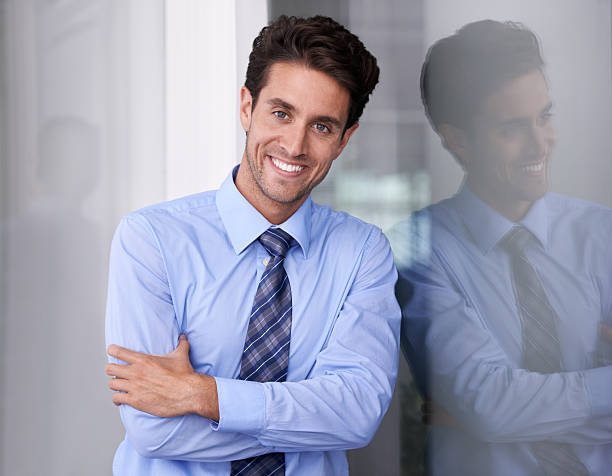 istock His positivity is an asset to the office 454299247