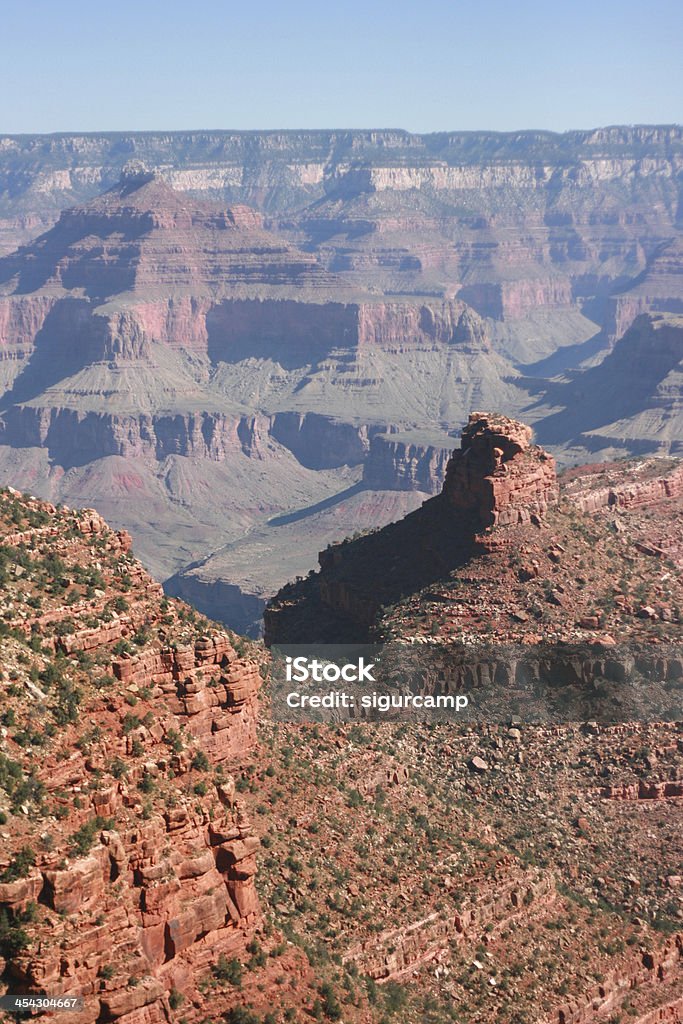 Большой Каньон Национальный Парк, штат Аризона, США - Стоковые фото Bright Angel Point роялти-фри