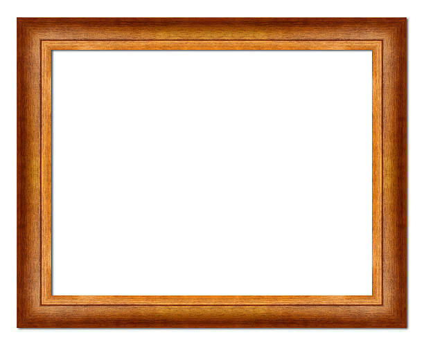 istock wooden frame isolated on white background 454312717