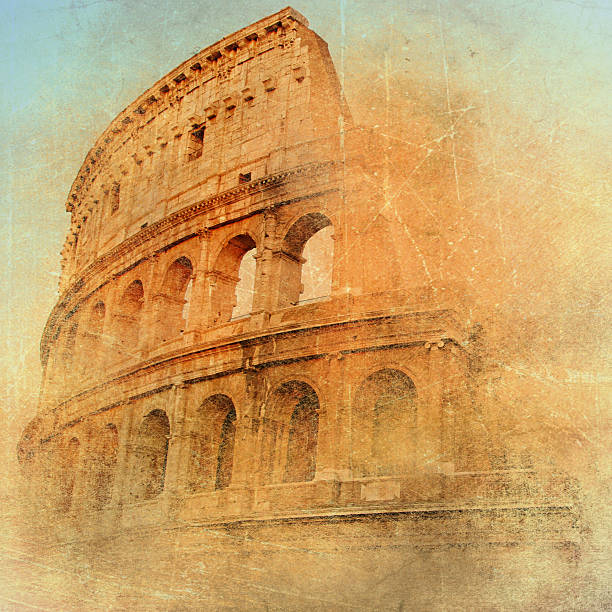 grande colosseum - ancient rome ancient past architecture imagens e fotografias de stock