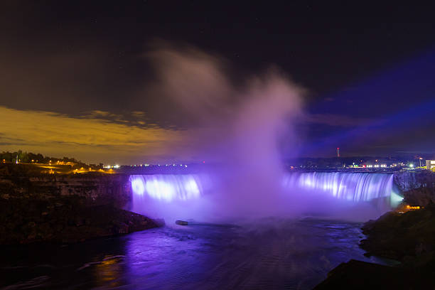 istock The Niagara Falls , USA and Canada border 454322677