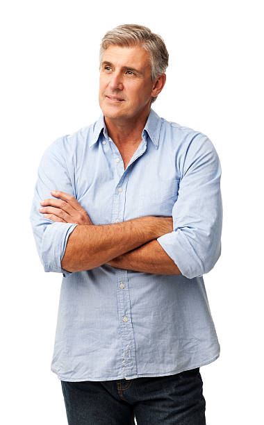 istock Man Standing With Arms Crossed 454325631