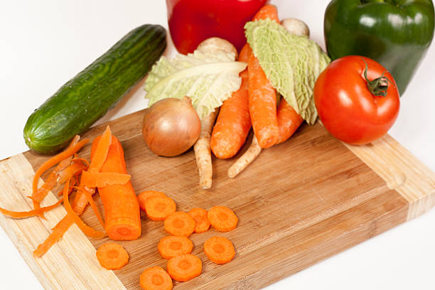 Composição com legumes - foto de acervo