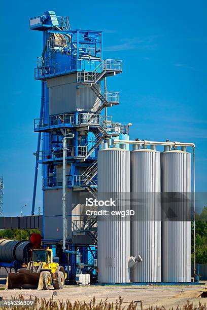 Foto de Fábrica De Cimento e mais fotos de stock de Fábrica de Cimento - Fábrica de Cimento, Azul, Aço