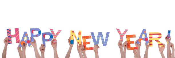 istock Many Hands Holding Happy New Year 454340527