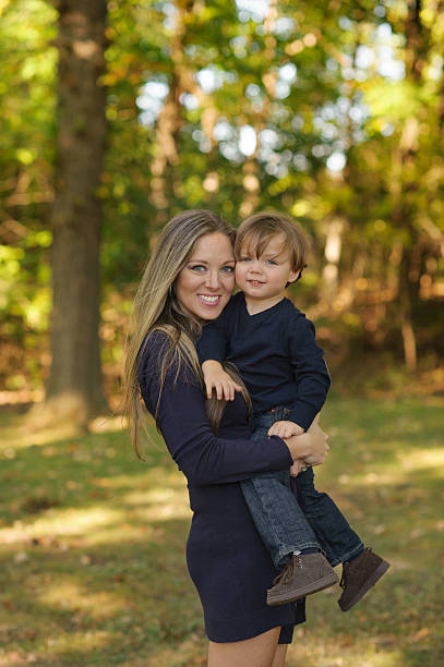 istock Beautiful Family Posing for Photo 454344863